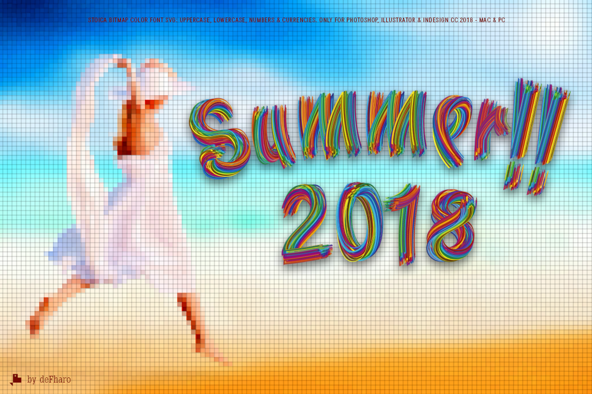 Stoica - Bitmat SVG Color Font preview 3