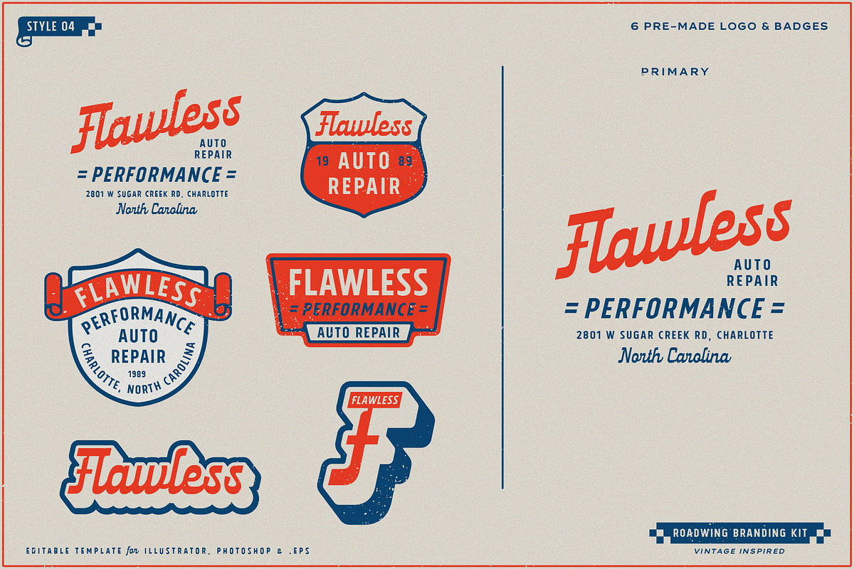 Roadwing Branding Kit, a Branding & Logo Template by Refolve Design (Photo 8 of 25)