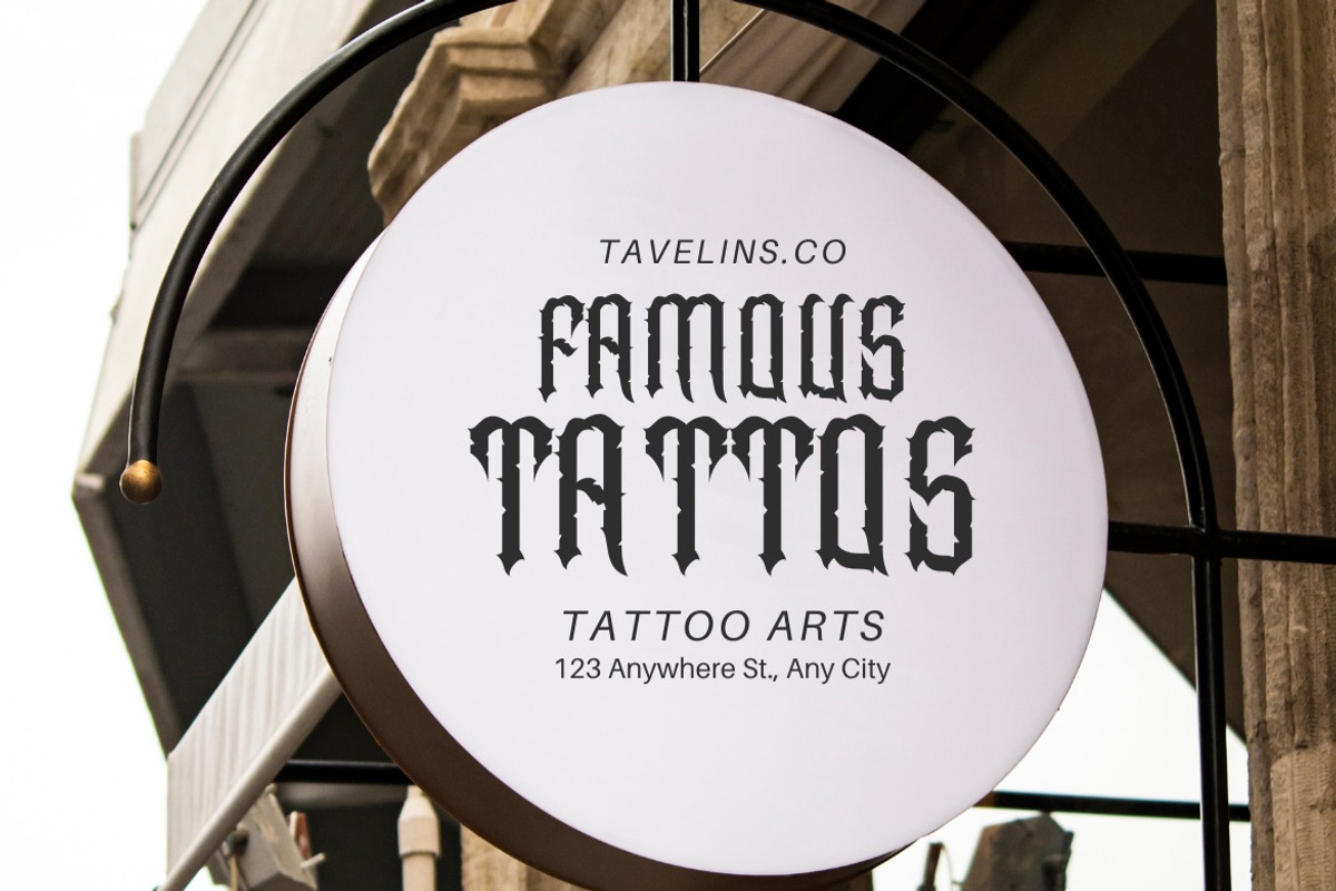 Tavelins - Classic Blackletter Font, a Blackletter Font by Dhabee (Photo 10 of 18)