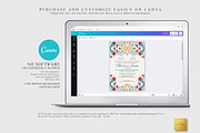 Mexican Wedding Invitation | CANVA, a Stationery Template by Creative Market (Thumbnail 2 of 5)