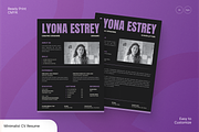 Modern Minimalist CV Resume, a Resume Template by Annora Studio (Thumbnail 1 of 6)
