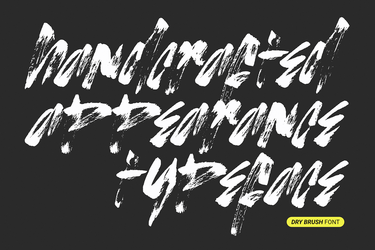 Hypebeast | Raw Brush Font, a Handwritten Font by Ardana Creative (Photo 2 of 15)