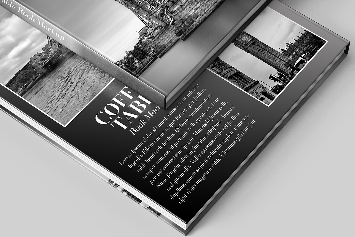 Coffee Table Book Mockup - 9 views, a Books & Magazine Mockup by Illusiongraphic (Photo 18 of 25)