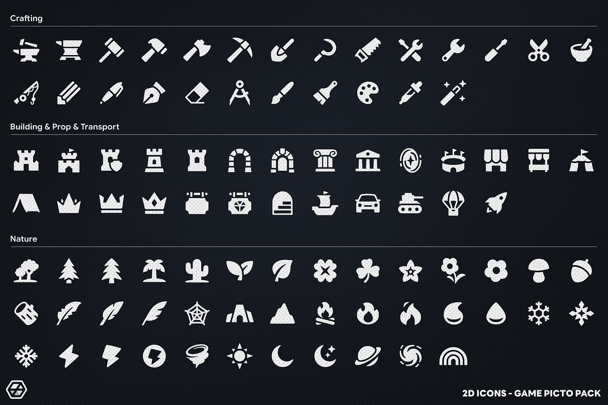 2D Icons - Game Picto Pack, a Solid Icon by LAYERLAB (Photo 6 of 12)