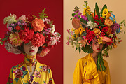 74 Bouquets on the heads, a Beauty & Fashion Photo by Handmadefont (Thumbnail 7 of 15)