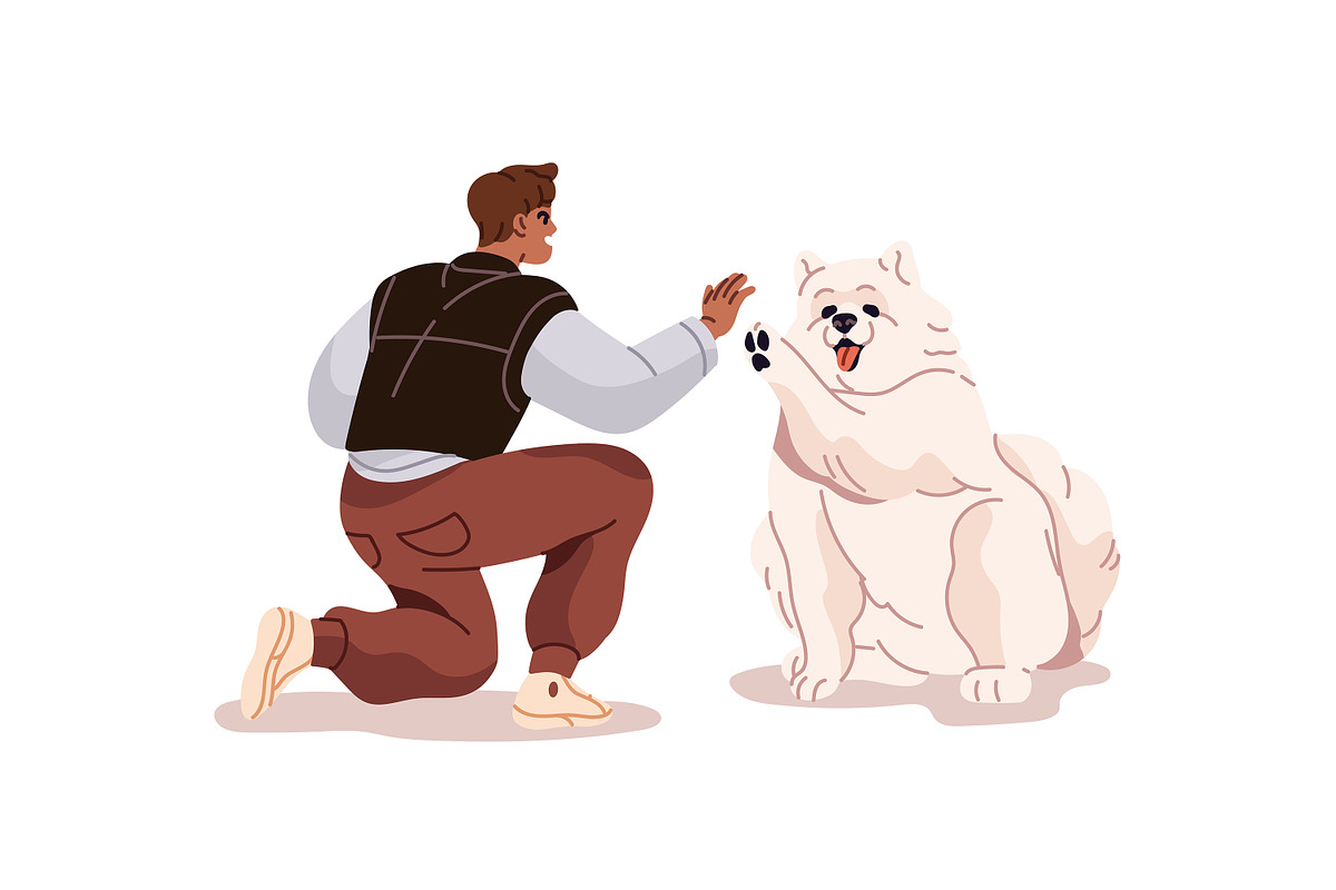 Dogs' obedience training set, an Animal Illustration by PaperTrident (Photo 12 of 13)