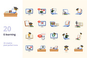 E Learning 3D Icons Set Bundle, an Object Graphic by Aimagenarium@gmail.com (Thumbnail 1 of 21)