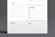 Professional Daily Planner Worksheet, a Stationery Template by MightyDesign (Thumbnail 5 of 8)