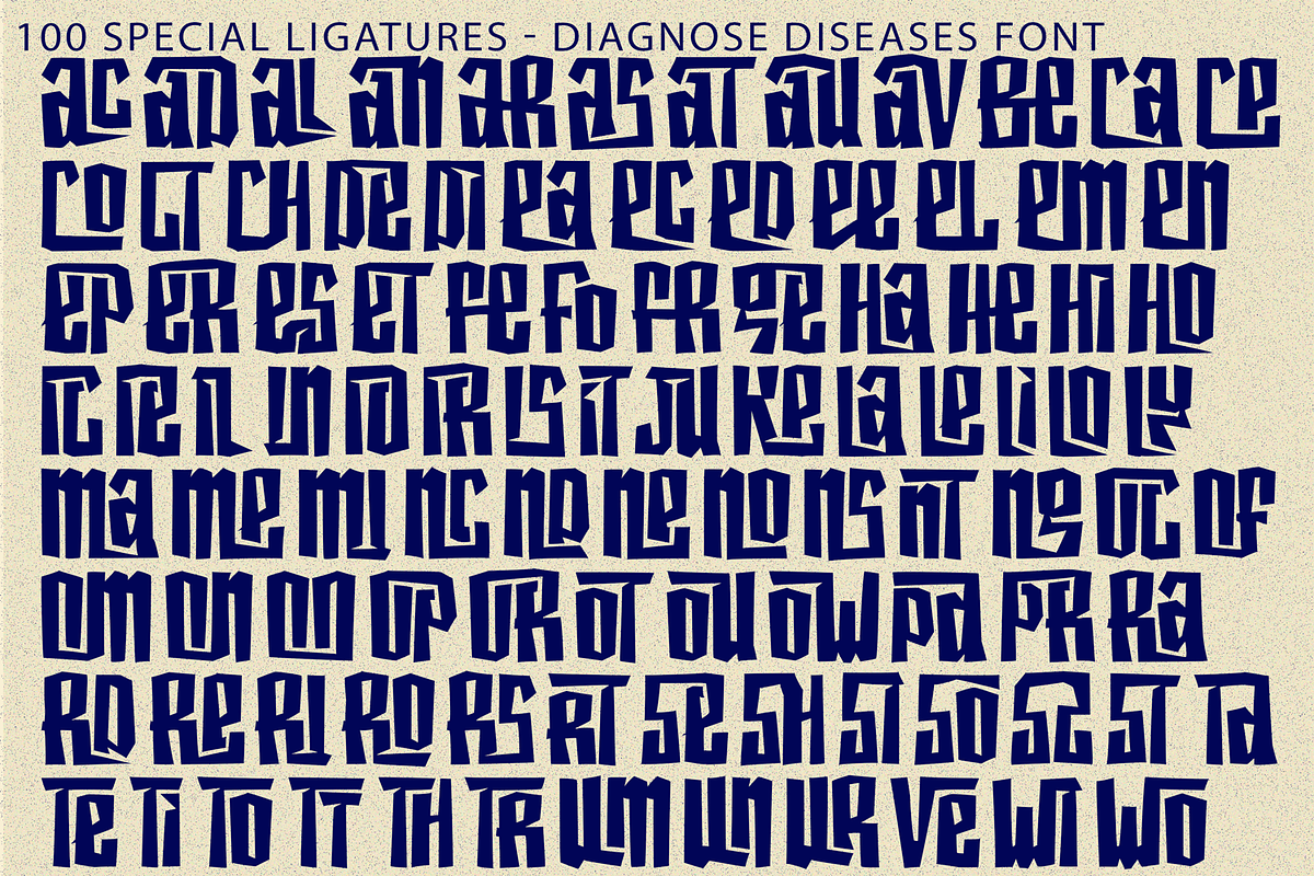 Diagnose Diseases - Playful Font, a Sans Serif Font by 177Studio (Photo 8 of 8)