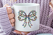 Coquette Bow Christmas PNG, an Illustration by Craft Nest (Thumbnail 5 of 6)