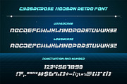 Cybergrose - Cyberpunk Display Font, a Sans Serif Font by Annora Studio (Thumbnail 14 of 17)