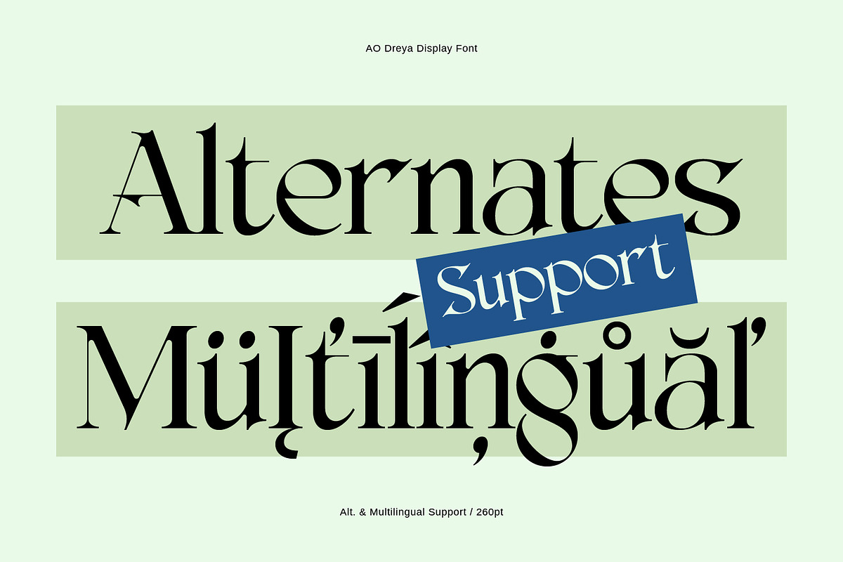 AO Dreya - Stylish Serif Font, a Serif Font by OwunStudio (Photo 5 of 15)
