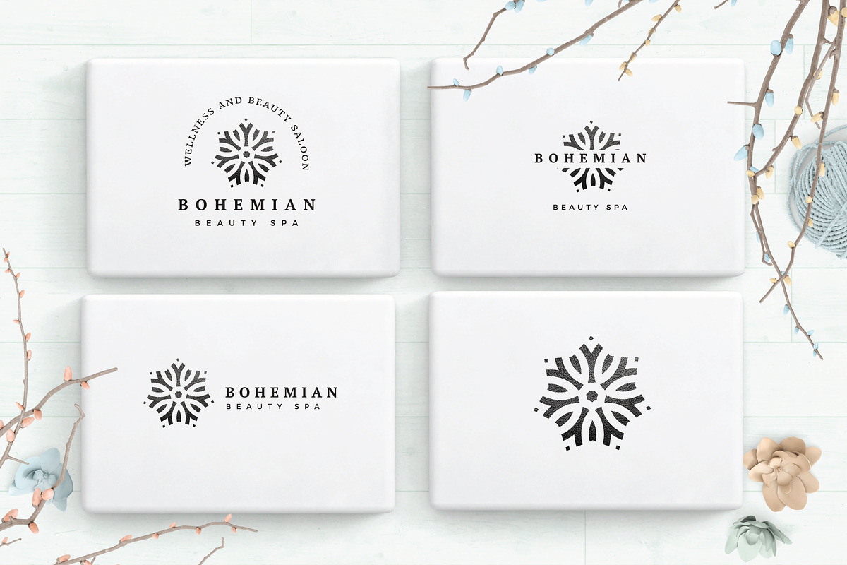 Logo Creator - geometric minimal kit, a Branding & Logo Template by Nues Design (Photo 14 of 31)