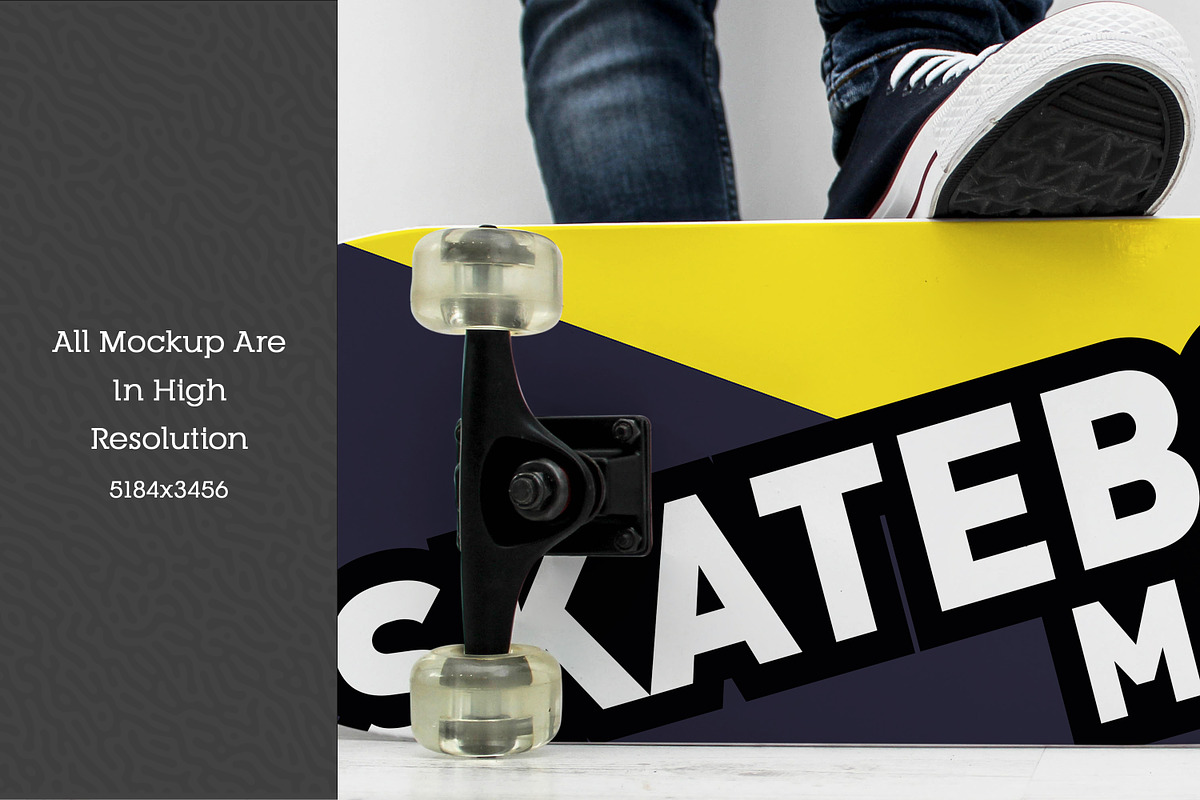 Skateboard Mockup #40, a Shirt Mockup by alexandeerco (Photo 3 of 5)