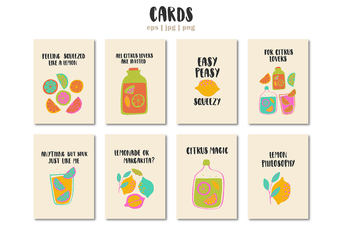 A collection of vibrant citrus, a Food Illustration by lexminci (Photo 3 of 14)