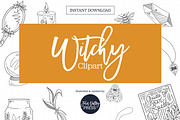 Witchy Aesthetic Vector Graphic Pack, an Illustration by Hannah Eliza Studio (Thumbnail 1 of 4)
