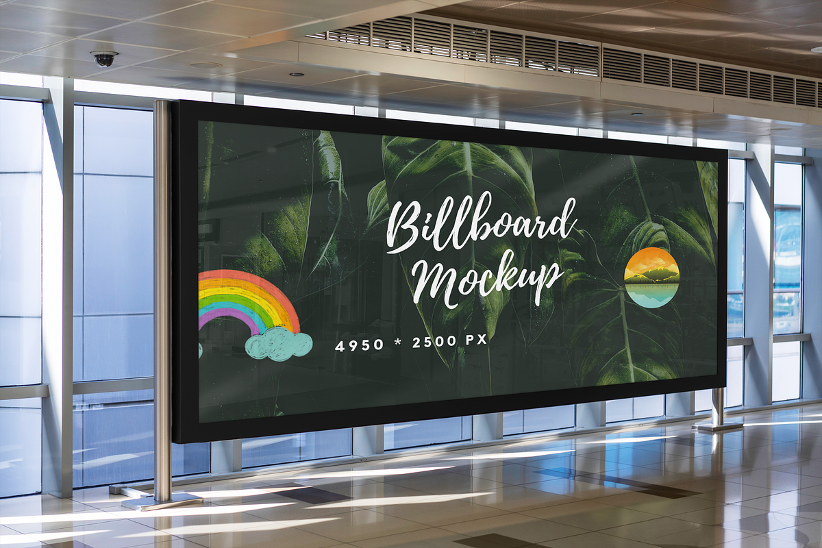 Digital Billboard Mockup, an Advertising Mockup by GearShift (Photo 1 of 3)