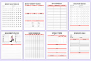 2026 Health & Fitness Journal Canva, a Stationery Template by Mustafiz (Thumbnail 7 of 10)