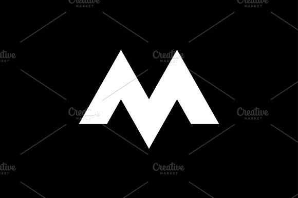 Letter M Logomark Logo preview 6