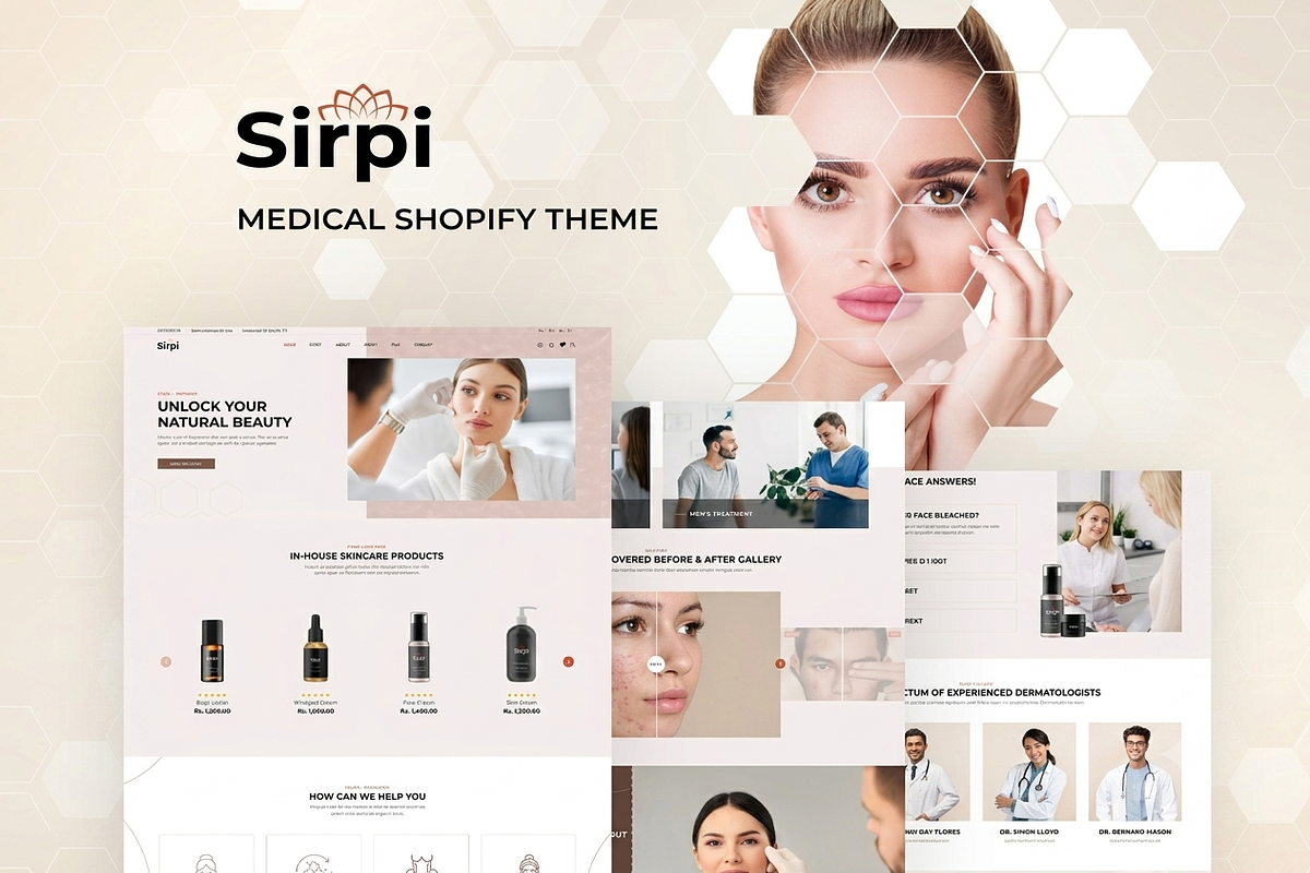 Sirpi Beauty Skincare Shopify Theme, a Shopify Template by ThemesRain (Photo 3 of 3)