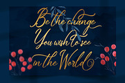 Fallinghat An Elegant Script, a Script Font by skiiller studio (Thumbnail 5 of 8)