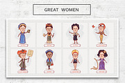Great Women In History, an Education Illustration by Yeticrab (Thumbnail 1 of 4)