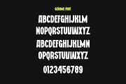 Gerome - Modern Retro Condensed Font, a Sans Serif Font by Iqsiart Studio (Thumbnail 12 of 15)