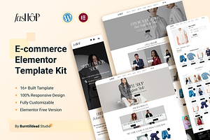 Fashop - Fashion Template Kit, a WordPress Template by Burntilldead