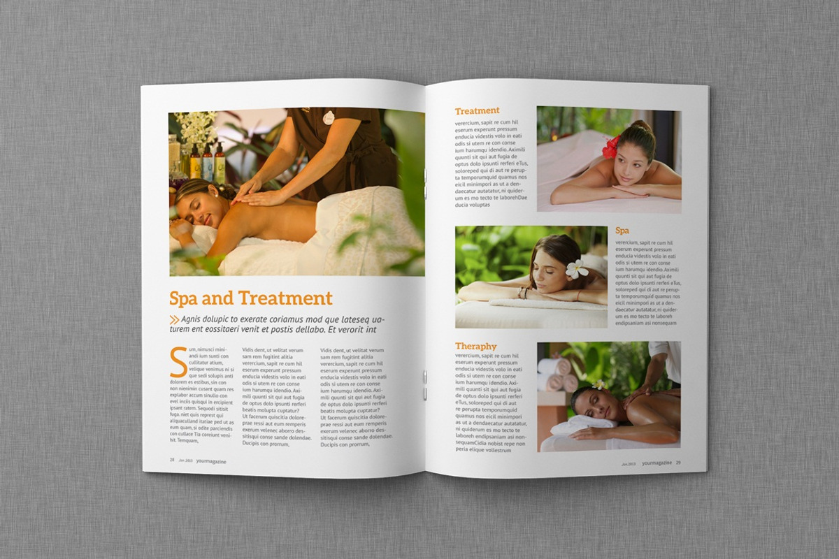 Magazine Template (50% Off), a Magazine Template by UnicodeID (Photo 4 of 5)