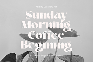 Mighty Courage Font