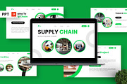 Supply Chain - Business Powerpoint, a Presentation Template by Deepslide Studio (Thumbnail 1 of 6)