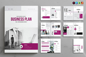 Business Plan Template, a Brochure Template by NorthPeak