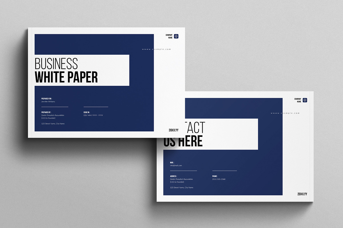 Business White Paper Landscape, a Brochure Template by E-Type (Photo 7 of 7)