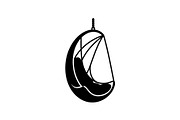 Hanging Egg Chair Silhouette Bundle, an Illustration by Designer_Momina (Thumbnail 21 of 51)