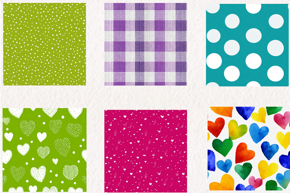 Neon Colors Digital Paper Pattern, a Pattern Graphic by CreationArt (Photo 3 of 4)