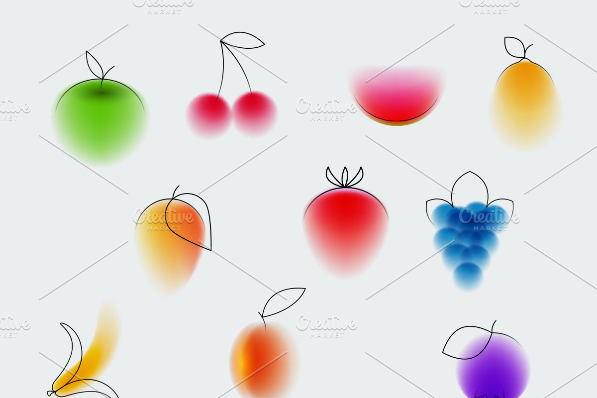 Vegetables and fruits, a Food Illustration by CGterminal (Photo 3 of 4)