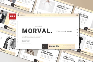 MORVAL Powerpoint Template