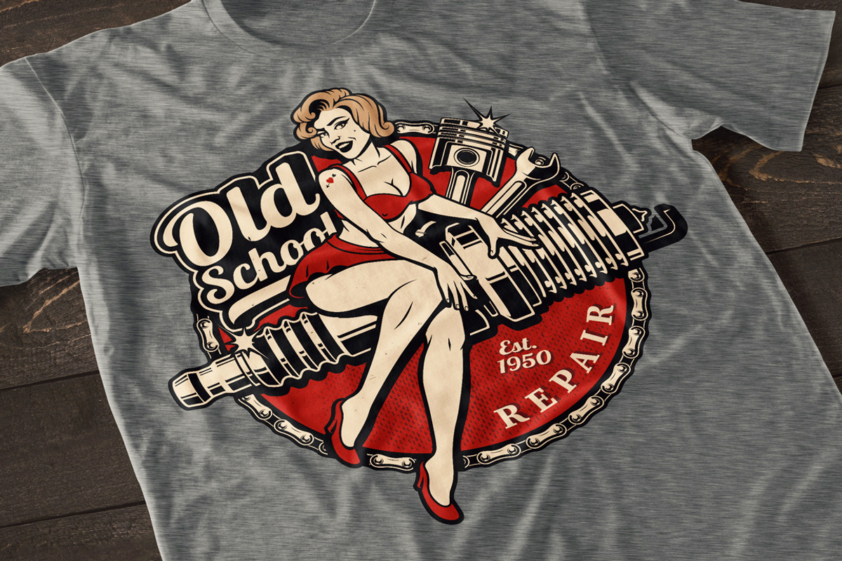 Set of Bikers Shirt Designs., an Illustration by Harry Kasyanov (Photo 8 of 12)