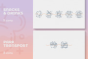 Mickey's Kingdom Line Art Icon Set, an Outline Icon by C.Gordon Illustration (Thumbnail 5 of 7)