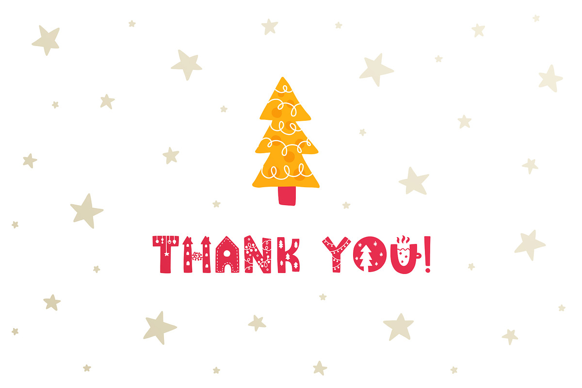 Decorative Funny Christmas Font! preview 8