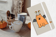 Halloween doodle collection, an Object Graphic by My May Art (Thumbnail 10 of 11)