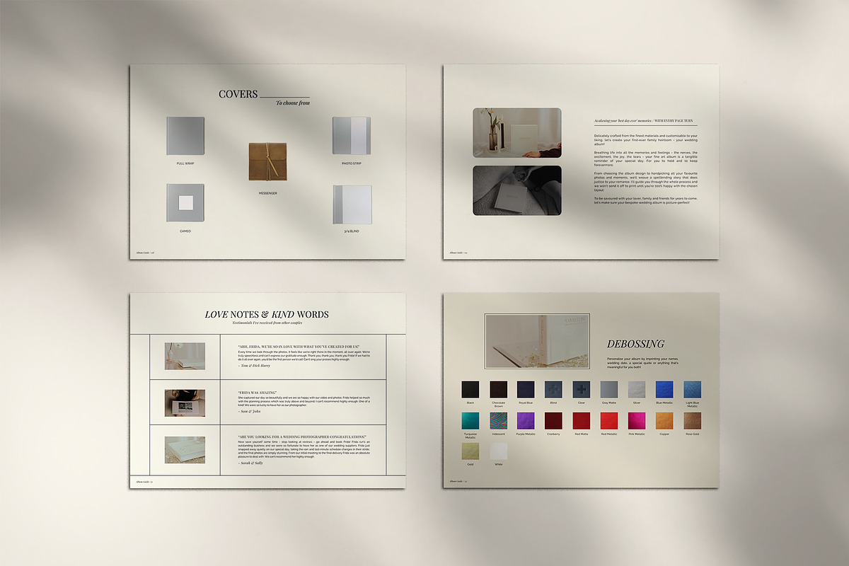Editorial | Album Guide PDF, a Templates & Theme by Studio Leelou (Photo 7 of 11)