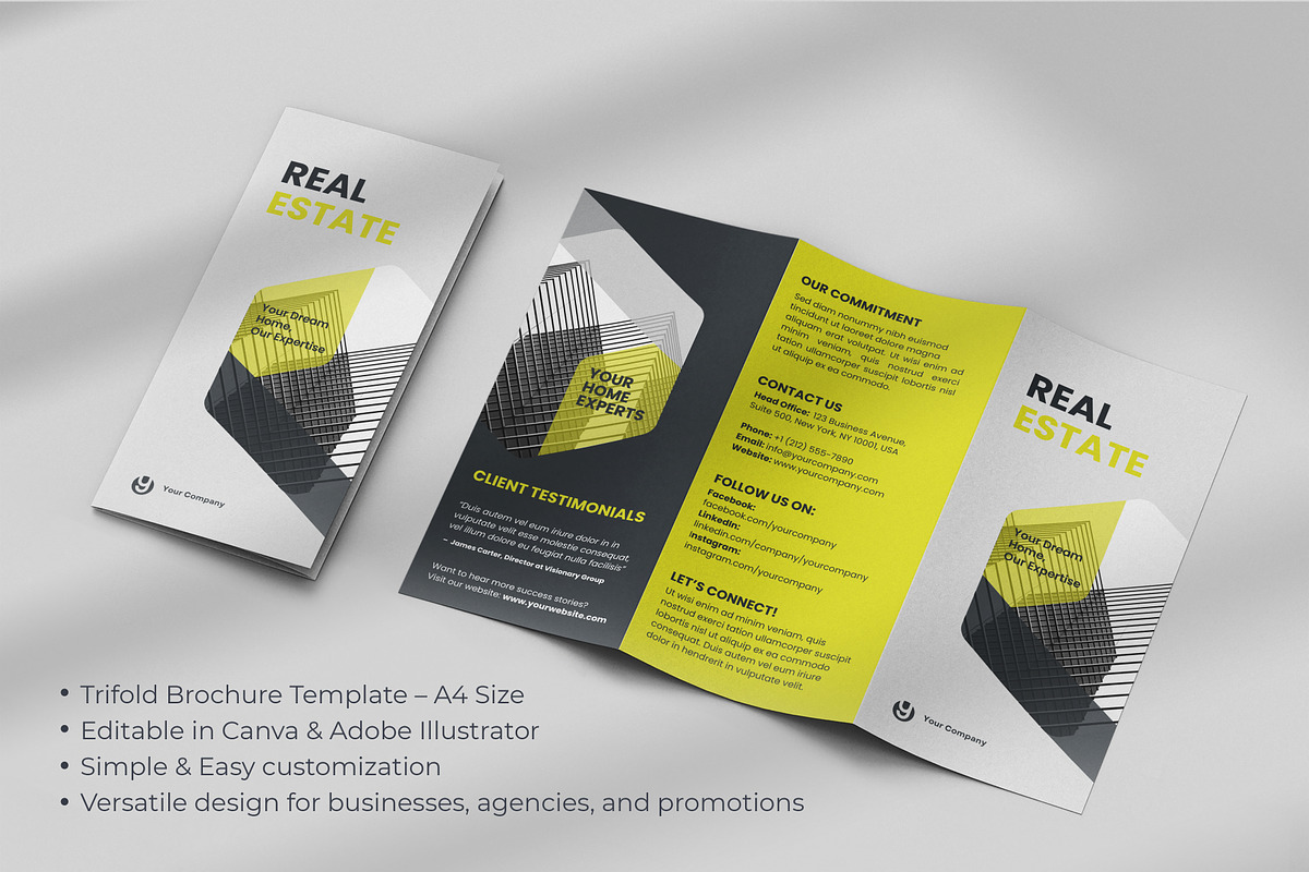 All Purpose Trifold Brochure 10, a Brochure Template by WheelieMonkey (Photo 2 of 4)