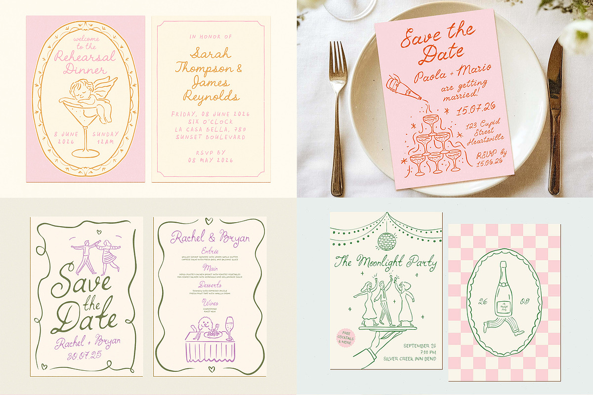 Whimsical Wedding SVG Clipart Bundle, an Object Illustration by Ayya Studio (Photo 10 of 22)