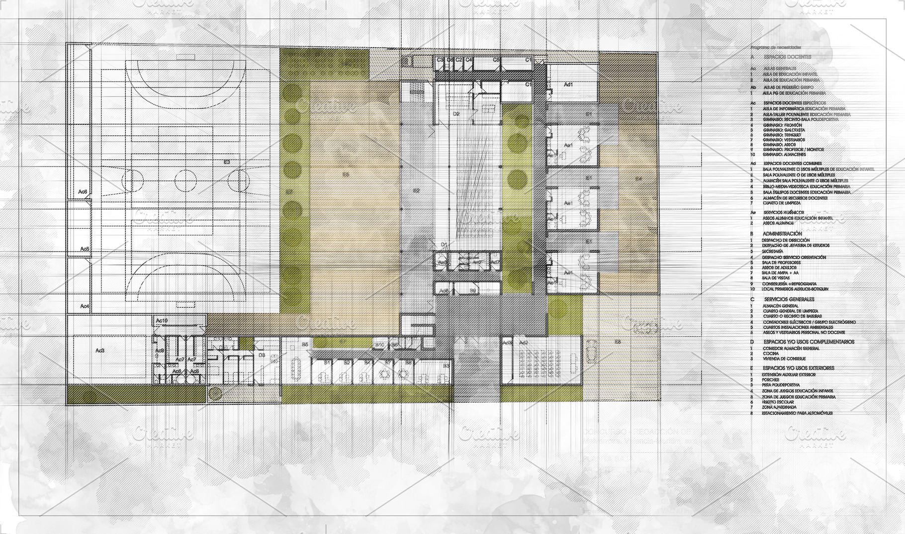 Modern architecture plan stock photo containing architecture and architect, an Architecture Photo by Architect´s eye