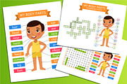 My Body Parts. Educational Flashcard, an Education Illustration by Valin Malin (Thumbnail 1 of 7)