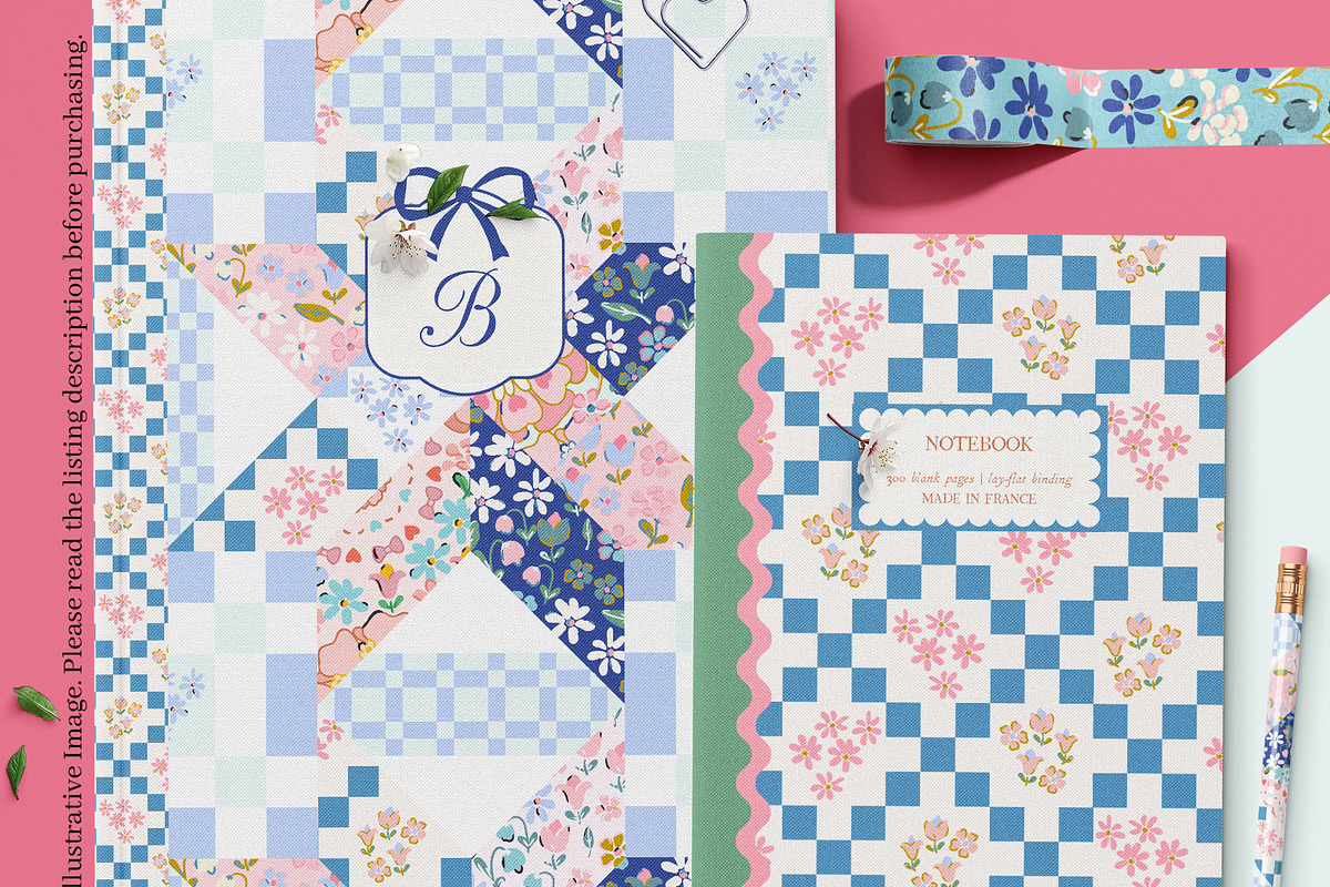 Cute Arabesque Floral Print, a Pattern Graphic by MuseBloomDesigns (Photo 2 of 6)