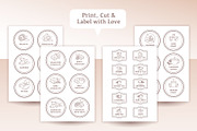 Vintage Kitchen Jar Labels, Icons, an Object Graphic by Lettering_Logo (Thumbnail 8 of 10)
