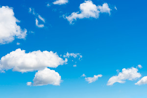 Clouds on blue sky, a Nature Photo by Vapi