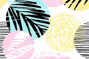 Surf Wave. 6 Seamless Patterns.